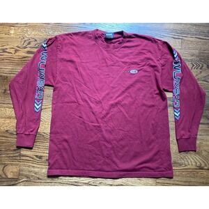 Vintage Wu Tang Clan Shirt Mens Size 2XL Wu Wear Winter Warz Long Sleeve Red 90s